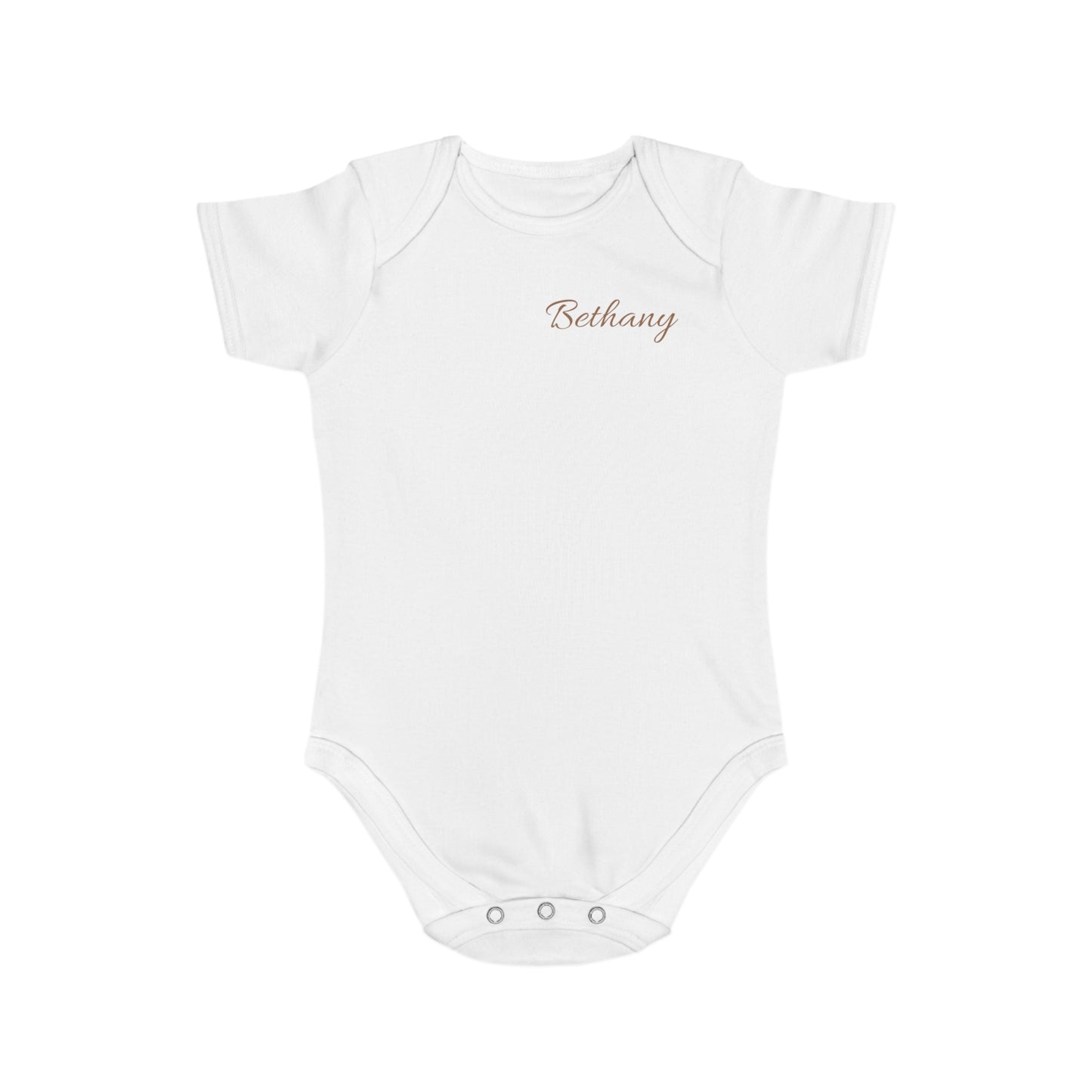 Elegant Name Personalised Baby Grow