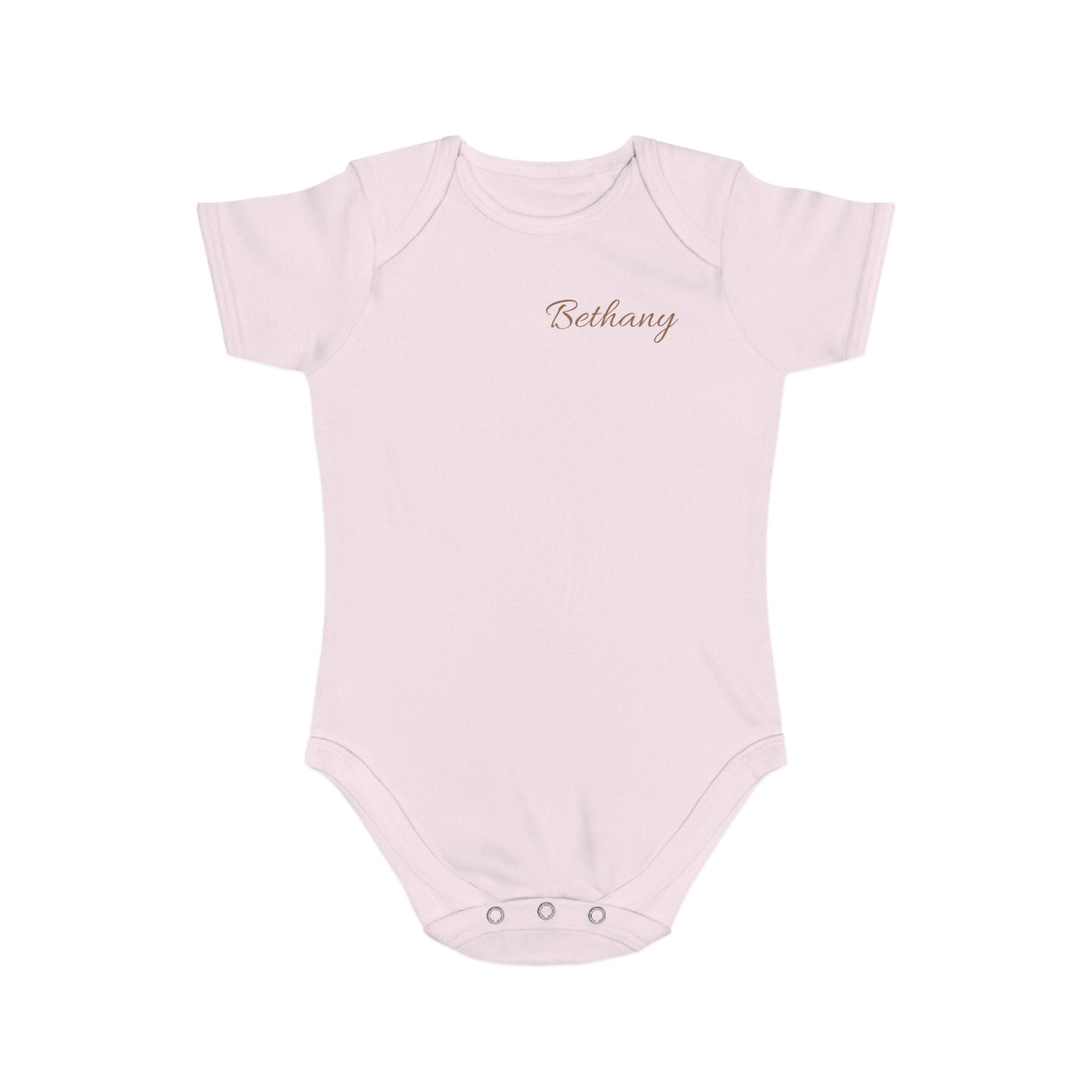Elegant Name Personalised Baby Grow