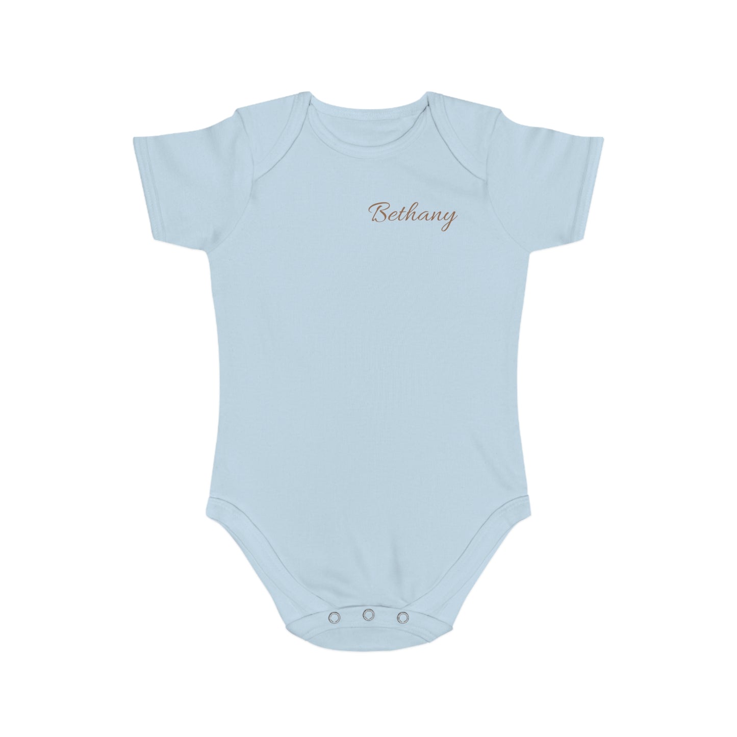 Elegant Name Personalised Baby Grow