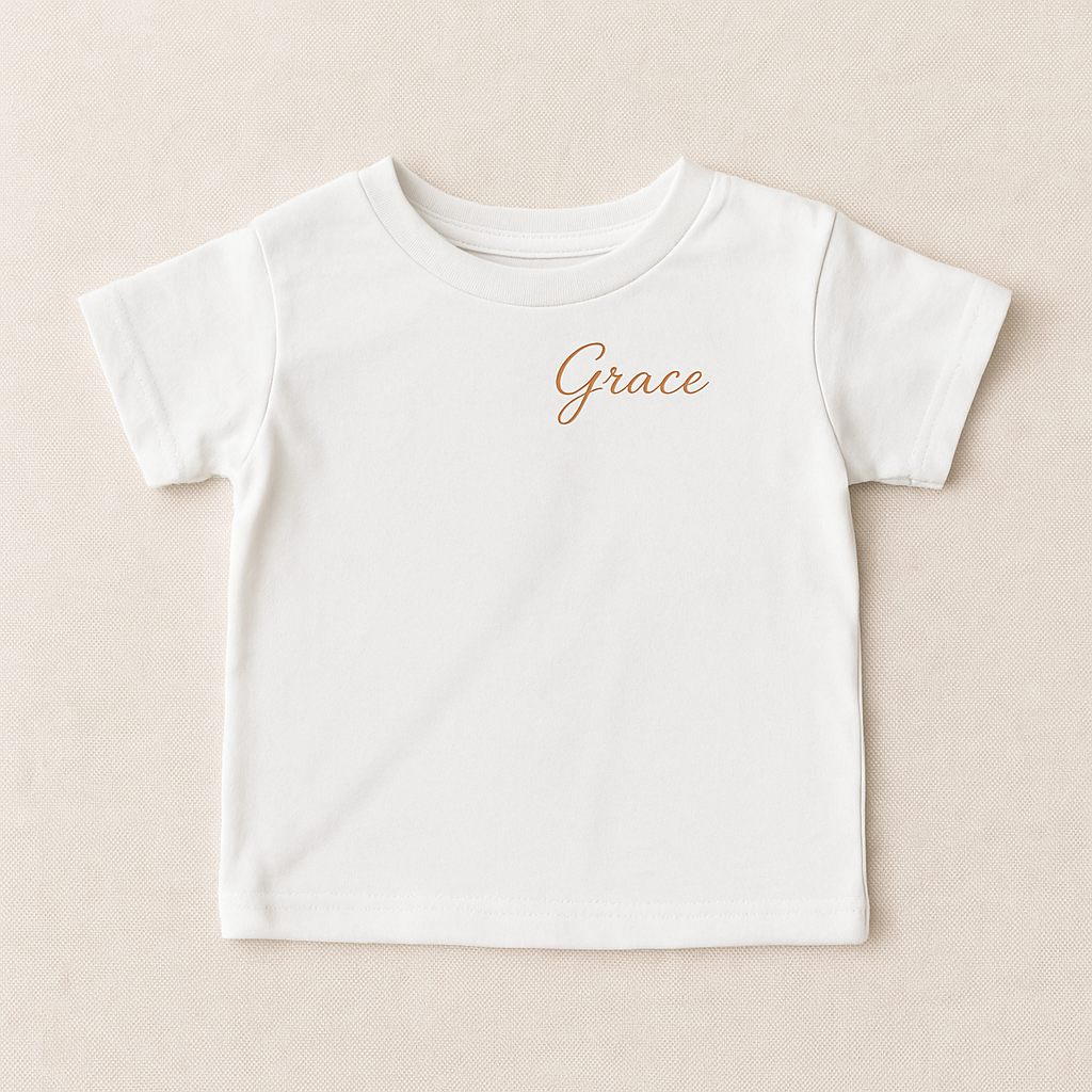 Elegant Name Personalised T shirt