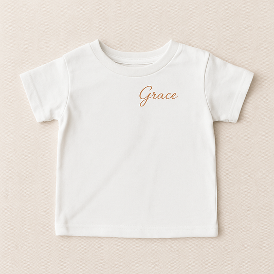 Elegant Name Personalised T shirt